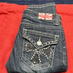 Machine Distressed jeans Sz 0